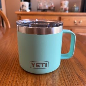 Yeti 14 oz. Insulated Mug with Magslider Lid, Seafoam Green